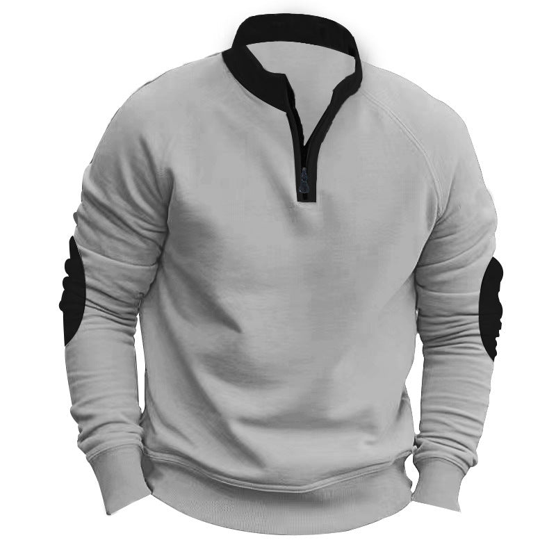 Herren Sportpullover mit Stehkragen Echoarchiv