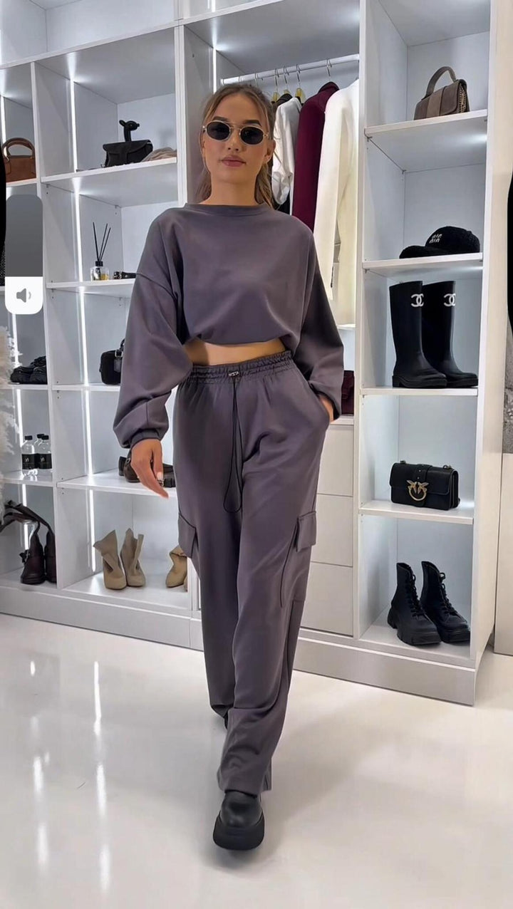 Damen Oversize-Loungewear-Set – Avérine