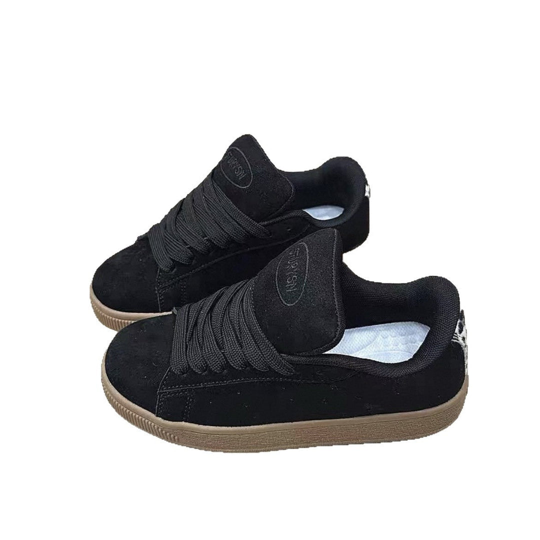 Damen Sportliche Sneaker aus hochwertigem Wildleder mit rutschfester Sohle Echo Archiv