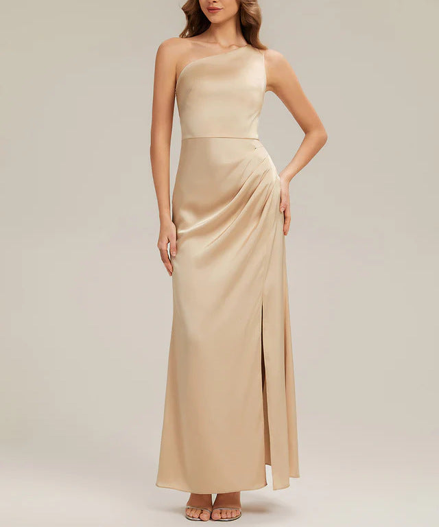 Damen Elegantes One-Shoulder Abendkleid mit Drapierung Echo Archiv