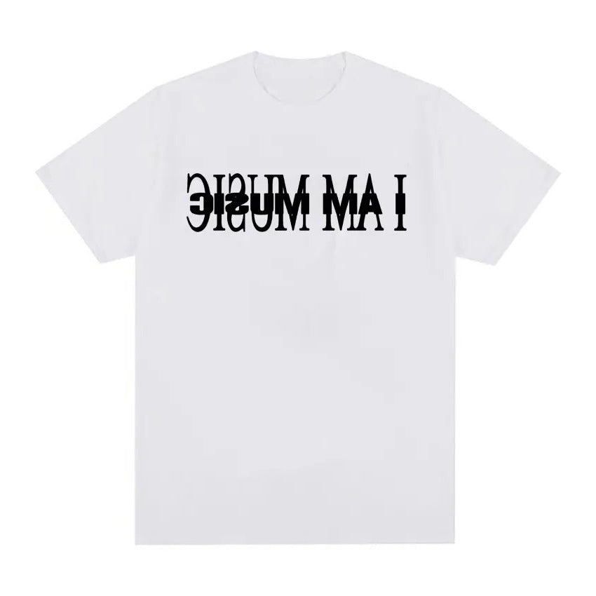 Damen T-Shirt mit modernem Typografie-Druck Echo Archiv