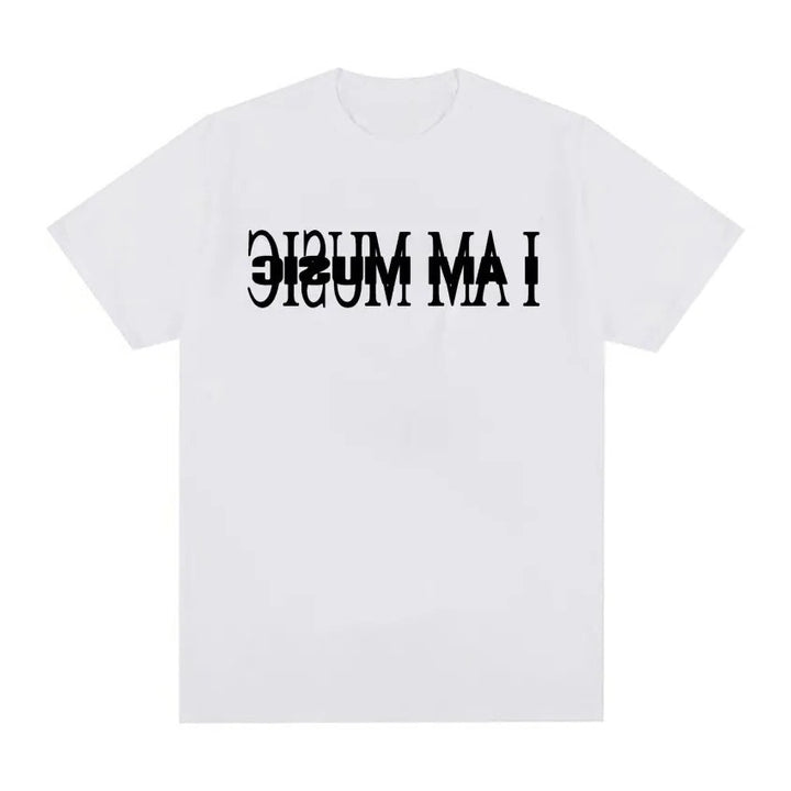 Damen T-Shirt mit modernem Typografie-Druck Echo Archiv