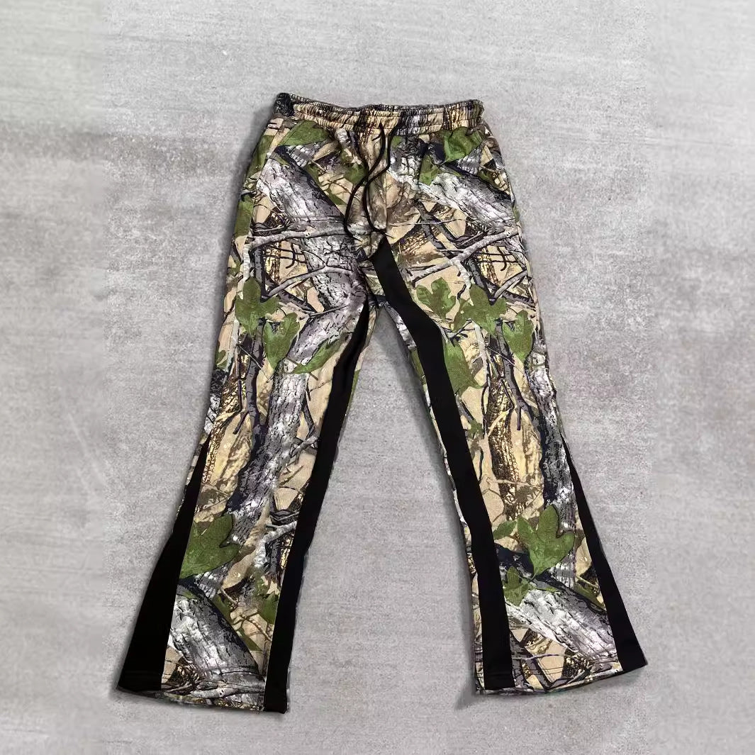 Herren Freizeithose mit innovativem Camouflage-Muster und elastischem Bund Echoarchiv