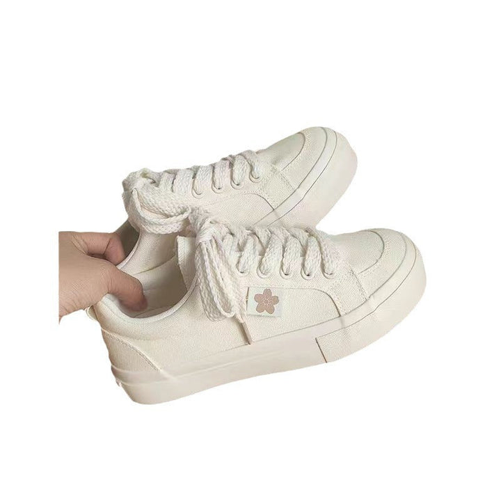 Damen Modische Sneakers aus hochwertigem Canvas mit eleganter Plattformsole Echo Archiv