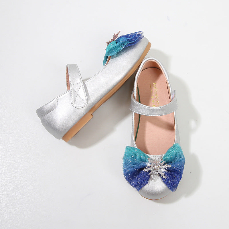 Mädchen Ballerinas mit glitzerndem Schleifen-Design Echo Archiv