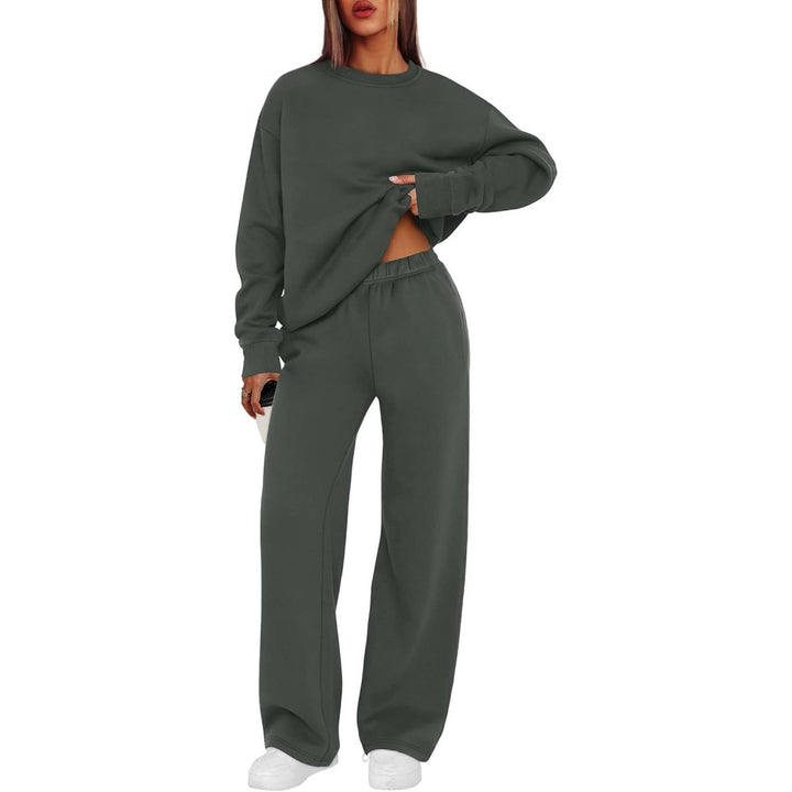 Damen nan lässiges Sweatshirt und weite Jogginghose Set Echo Archiv