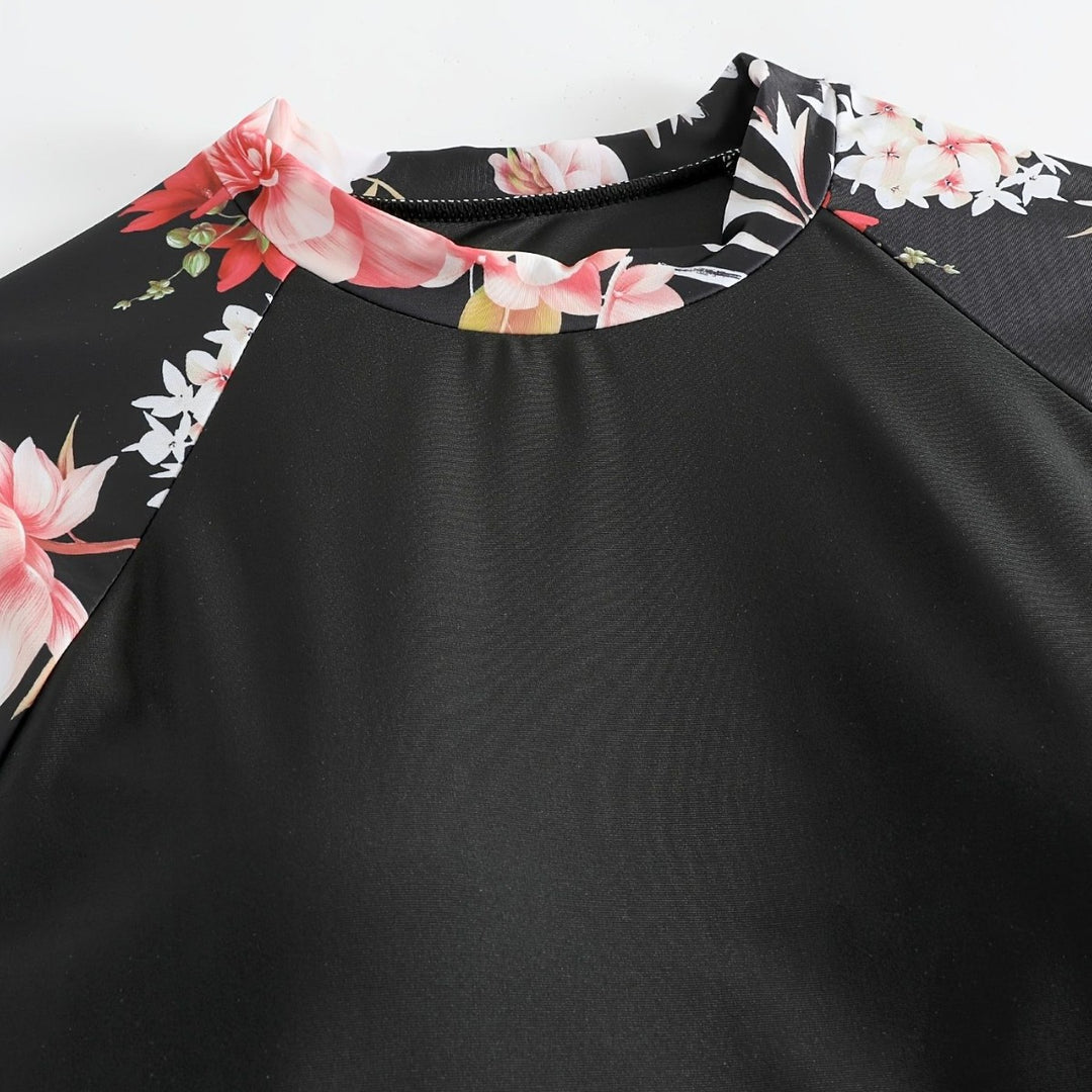 Damen Rashguard und Badeshorts Set Echo Archiv