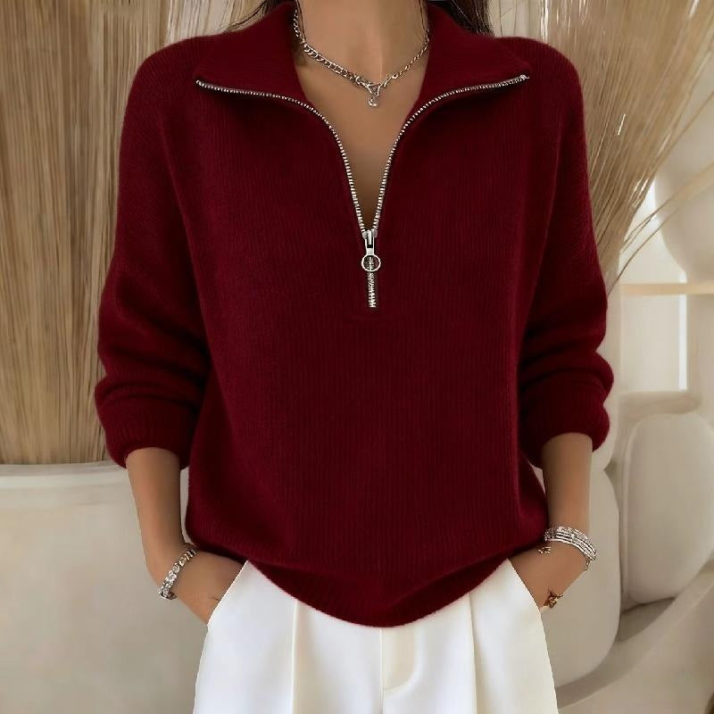 Echoarchiv | Pullover mit Halbem Reißverschluss