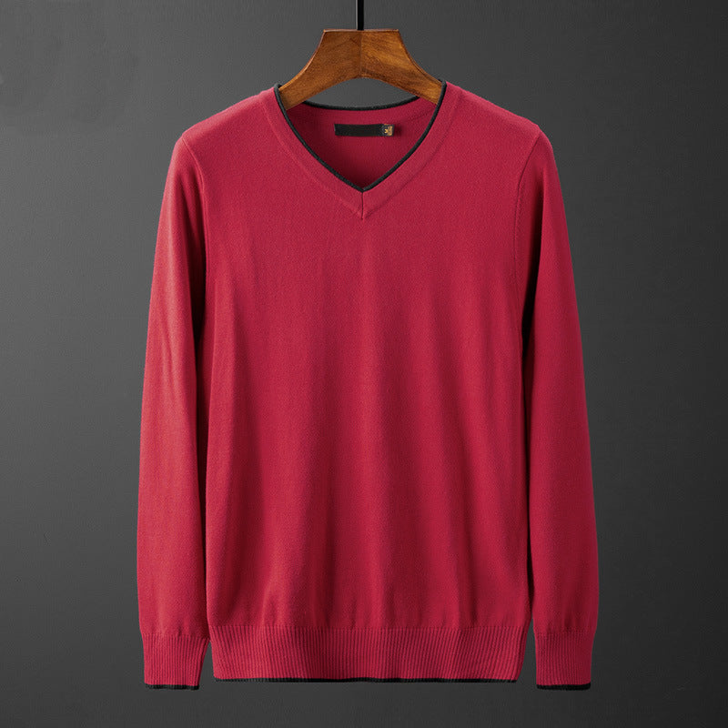 Herren V-Ausschnitt Pullover Echoarchiv
