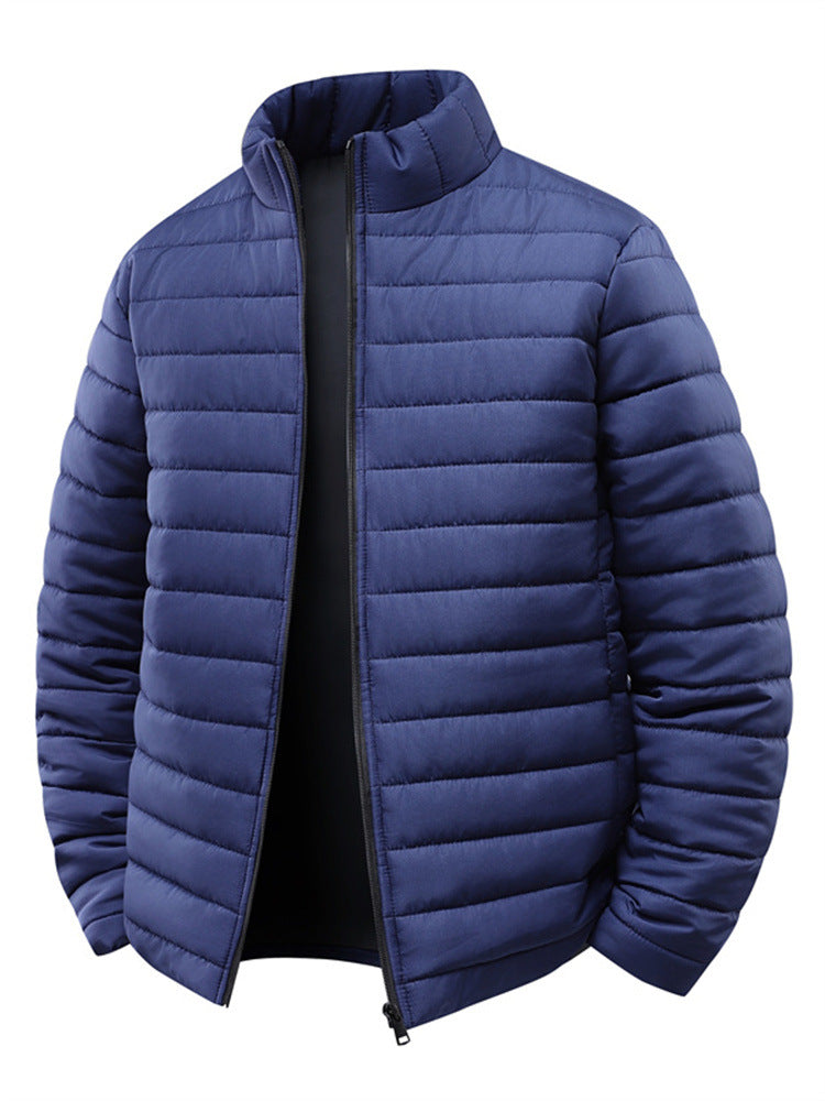 Herren Steppjacke mit leichter Thermoisolierung und hohem Stehkragen Echo Archiv