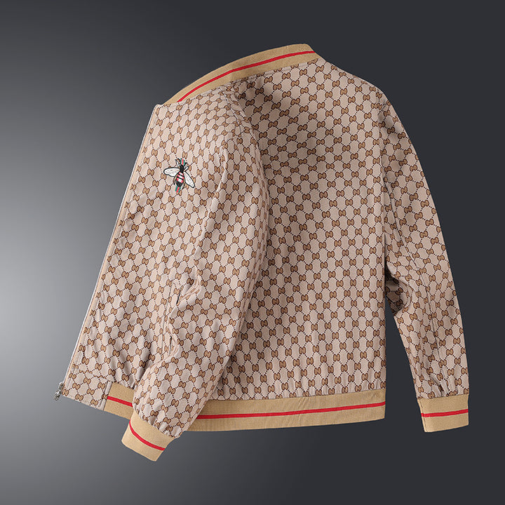 Herren Modische Übergangsjacke mit grafischem Muster Echo Archiv