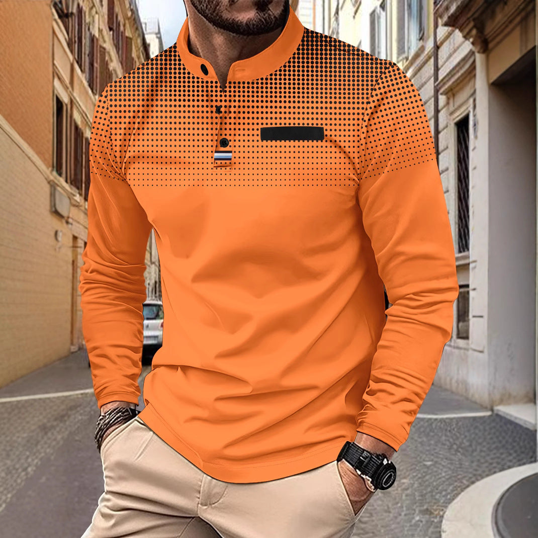 Herren elegantes Poloshirt mit modischem Design Echoarchiv