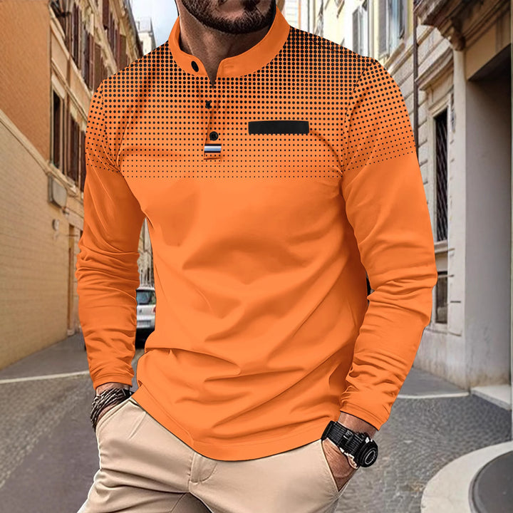 Herren elegantes Poloshirt mit modischem Design Echoarchiv