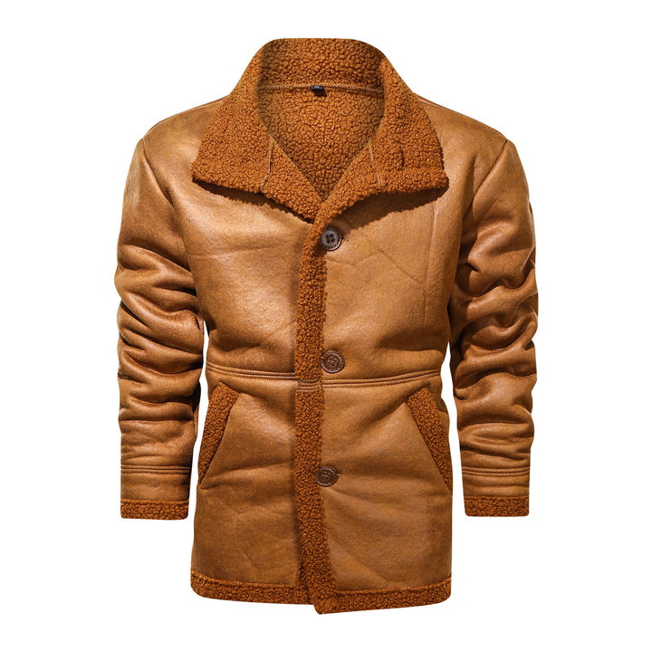 Herren modische Jacke mit warmem Teddyfutter Echoarchiv