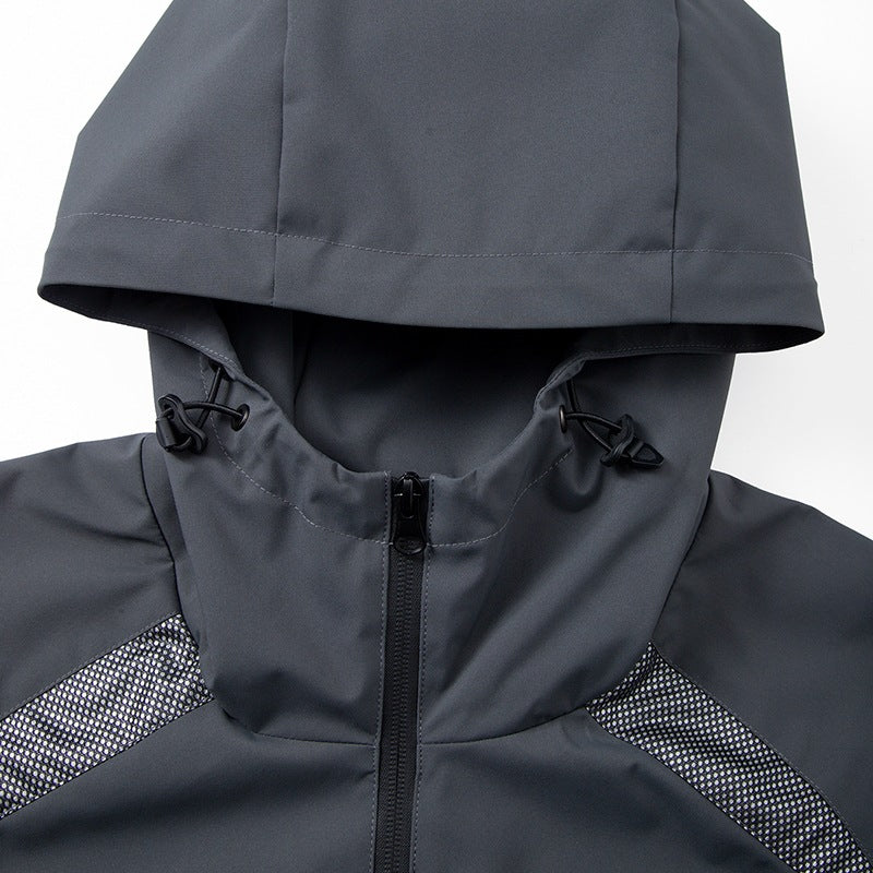 Herren Atmungsaktive Sportjacke mit Kapuze Echo Archiv