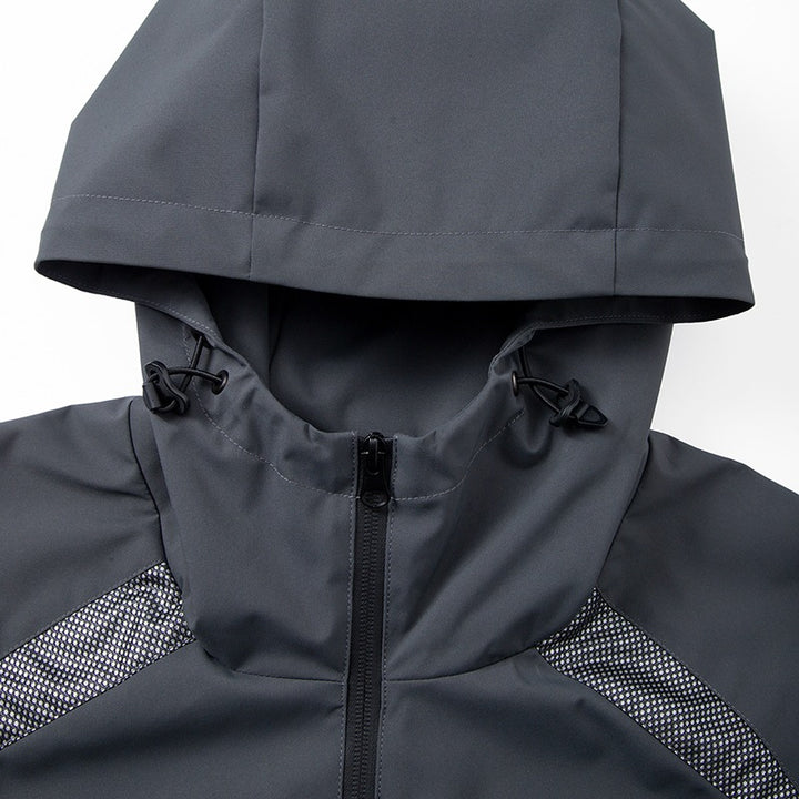 Herren Atmungsaktive Sportjacke mit Kapuze Echo Archiv