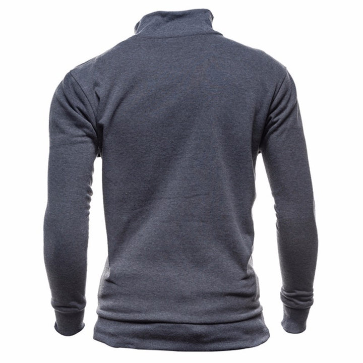 Herren sportlicher Stehkragenpullover Echoarchiv