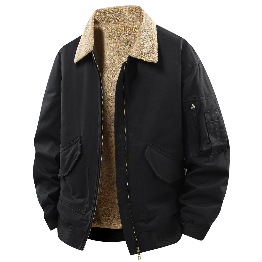 Herren Utility-Jacke mit kuscheligem Innenfutter und vielseitigen Taschen Echoarchiv