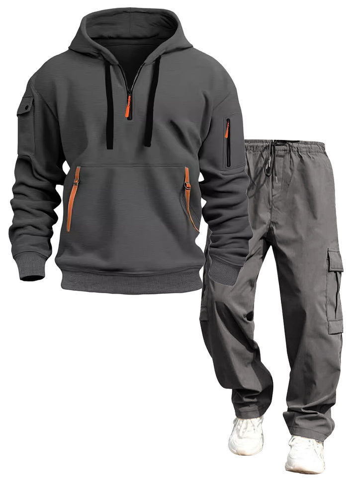 Herren lässiger Kapuzenpullover und Jogginghose Echo Archiv