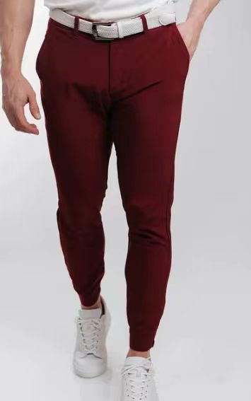 Herren Slim-Fit Anzughose mit elastischem Bund und praktischem Taschenlayout Echoarchiv
