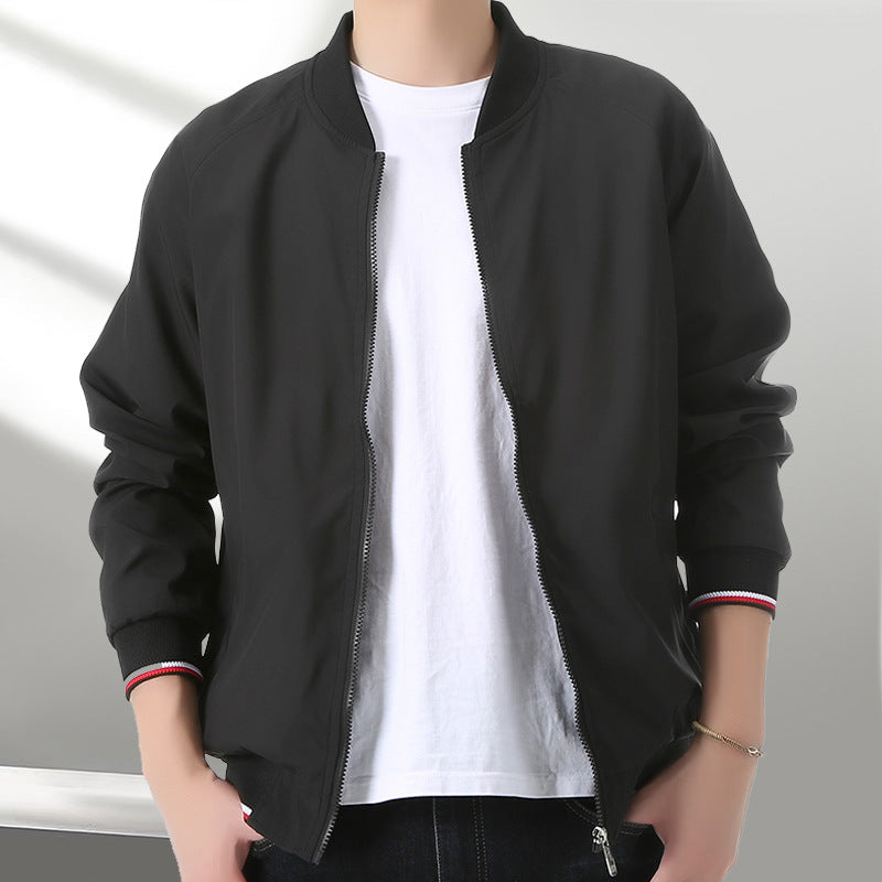 Herren leichte Trainingsjacke mit Stehkragen Echo Archiv