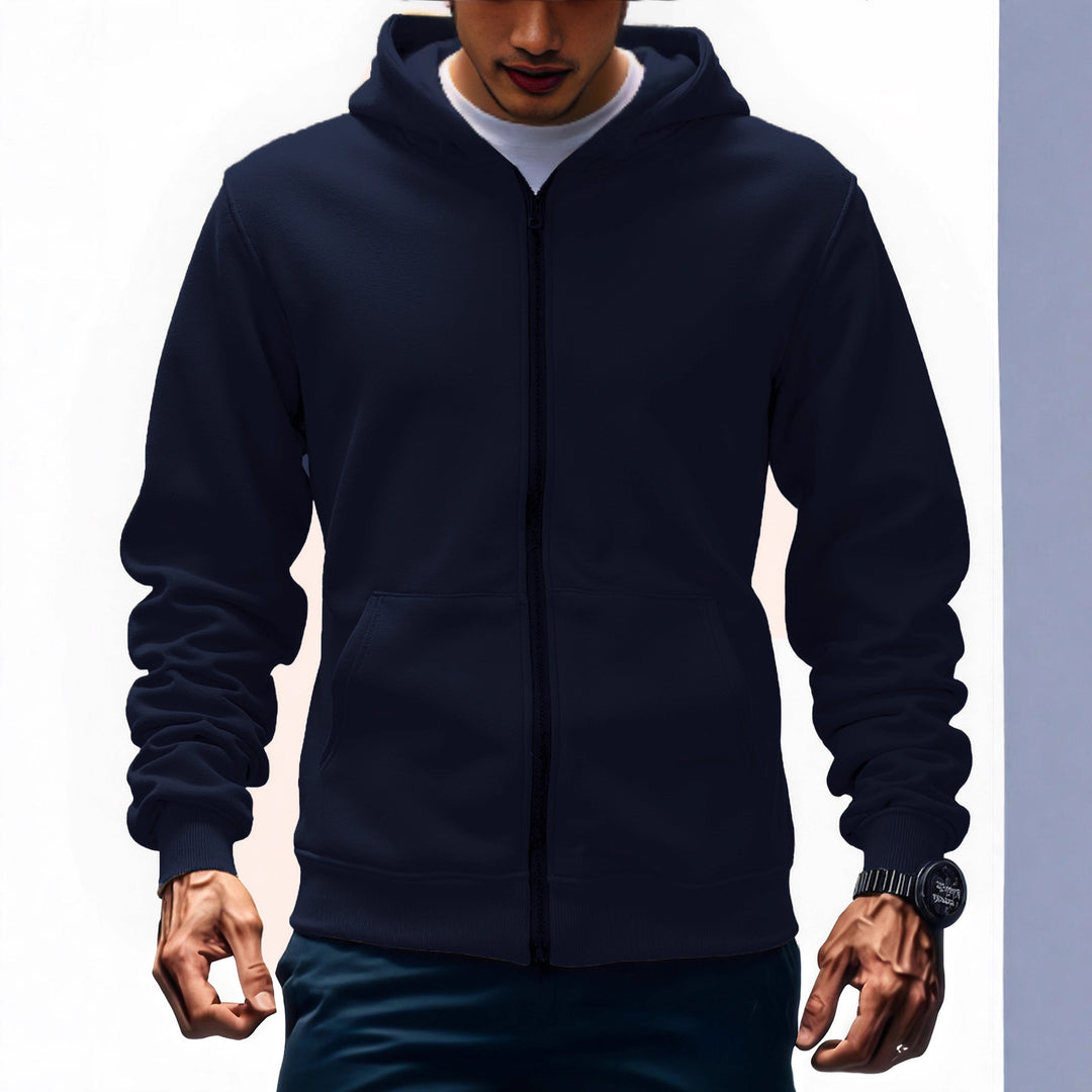 Herren Modische Kapuzenjacke mit praktischen Taschen Echo Archiv