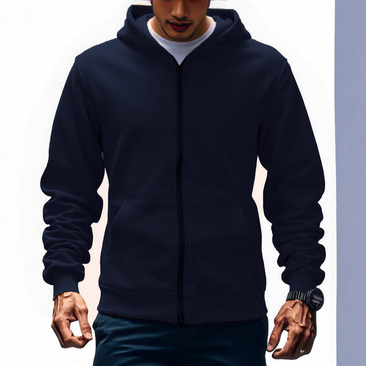 Herren Modische Kapuzenjacke mit praktischen Taschen Echo Archiv