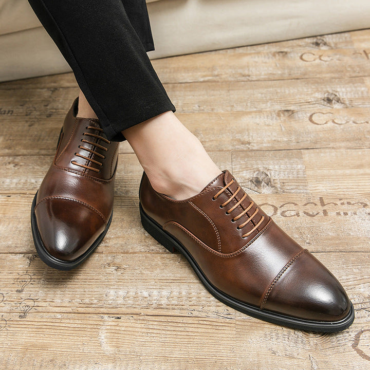 Herren Elegante Schnürschuhe aus hochwertigem Leder mit komfortabler Innensohle Echoarchiv