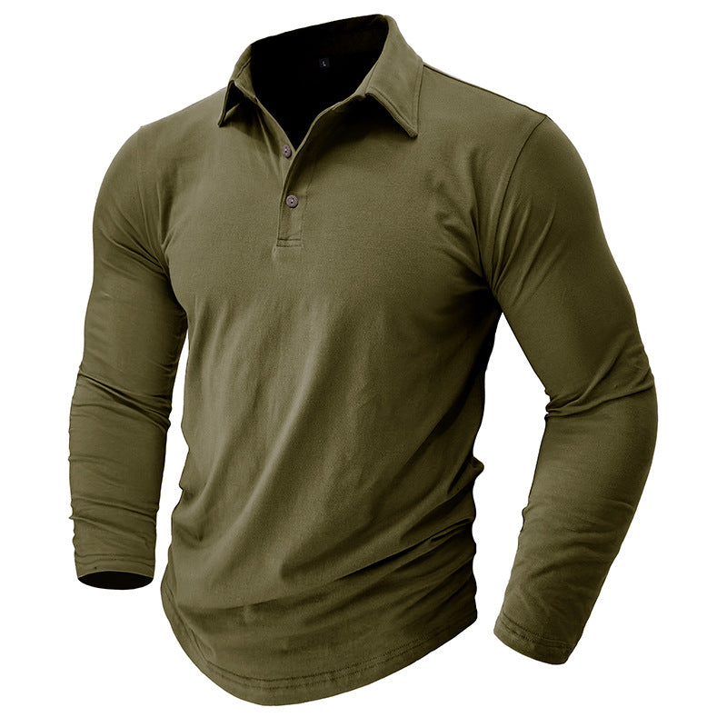 Herren Langarm Poloshirt mit hochwertiger Baumwolle und elegantem Schnitt Echoarchiv