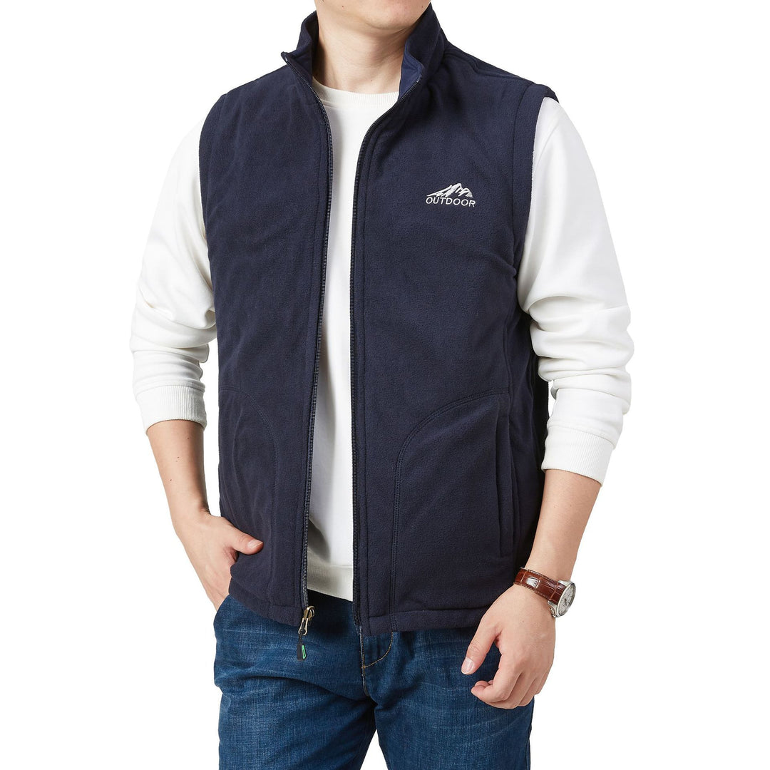 Herren Fleece-Weste mit hohem Kragen Echo Archive