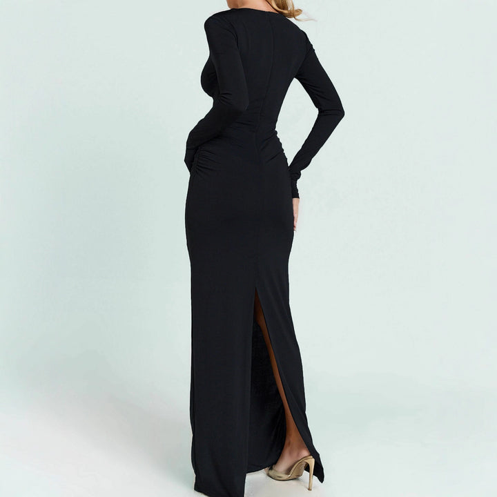 Damen Glamouröses Abendkleid mit raffinierten Cut-Outs und funkelnden Details Echo Archiv