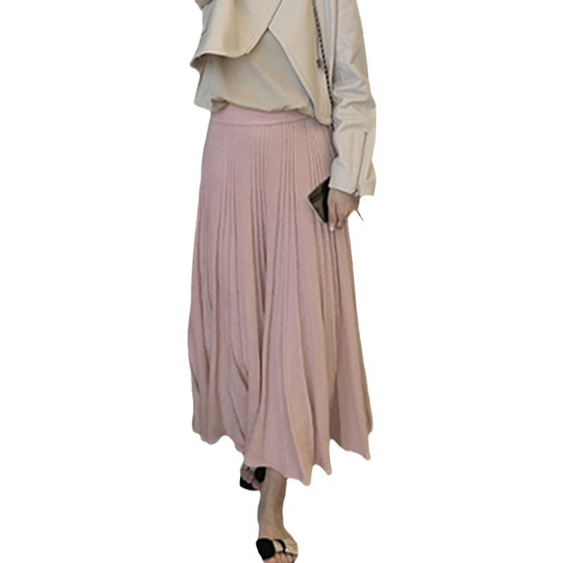Damen Eleganter, plissierter Maxi-Rock Echo Archiv