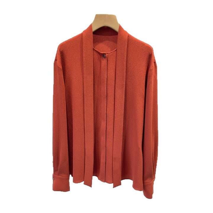 Damen Elegante Schleife Bluse Echoarchiv