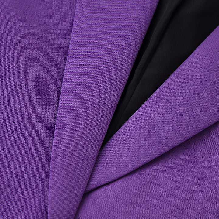 Damen Ein-Knopf Blazer mit Reverskragen und schlanker Silhouette Echoarchiv