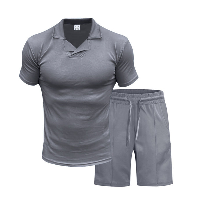 Herren Sportliches Oberteil und Shorts Set Echoarchiv