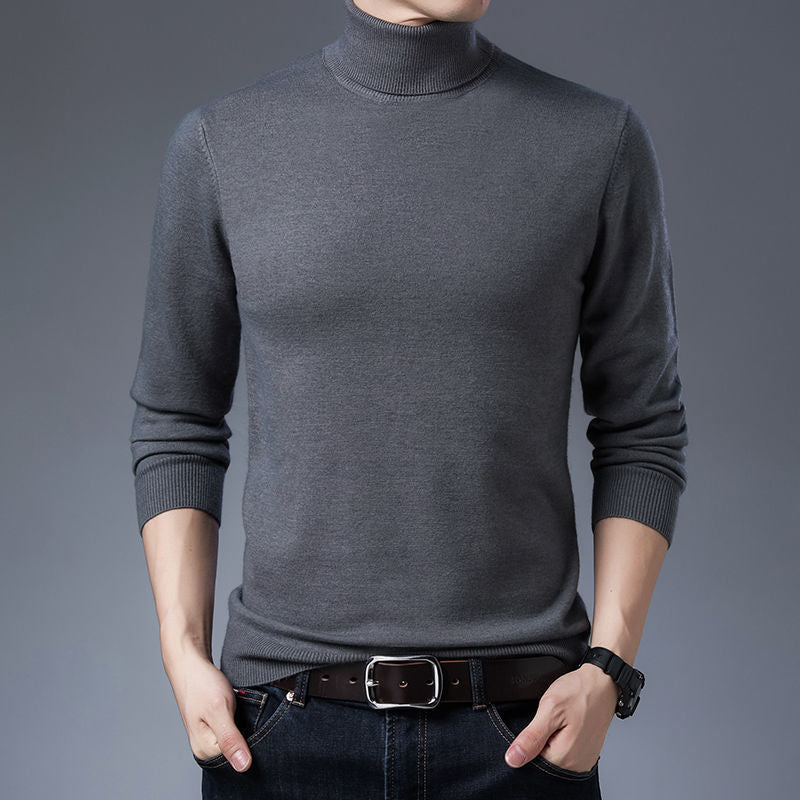 Herren Rollkragenpullover aus hochwertiger Wolle Echoarchiv