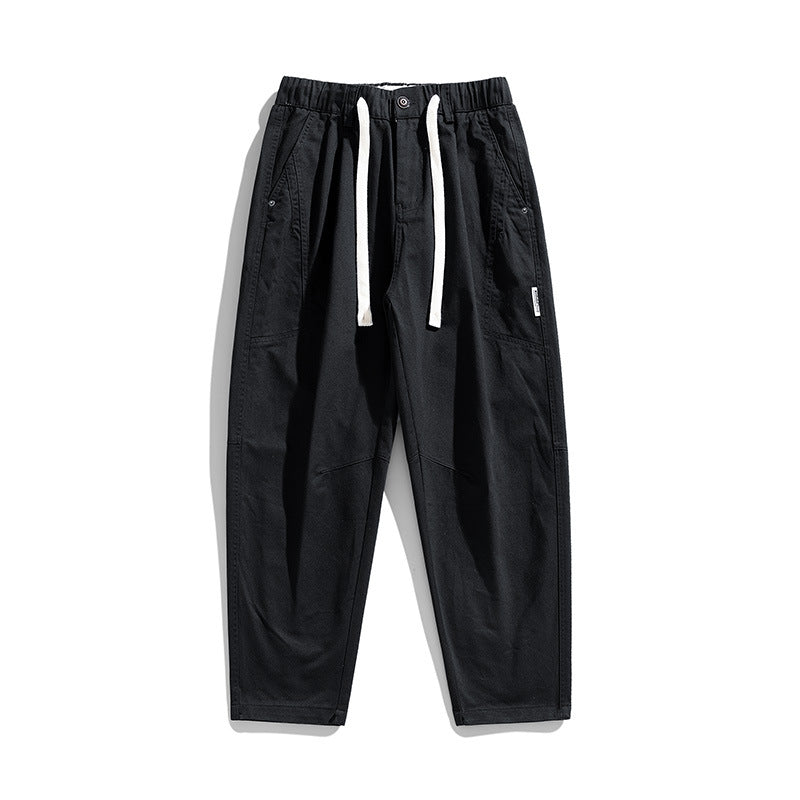 Herren Tapered-Canvas-Jogger mit elastischem Tunnelzugbund, Kniepasse und tiefen Utility-Taschen Echo Archiv