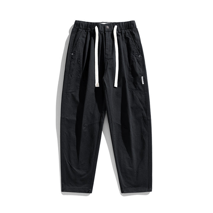 Herren Tapered-Canvas-Jogger mit elastischem Tunnelzugbund, Kniepasse und tiefen Utility-Taschen Echo Archiv