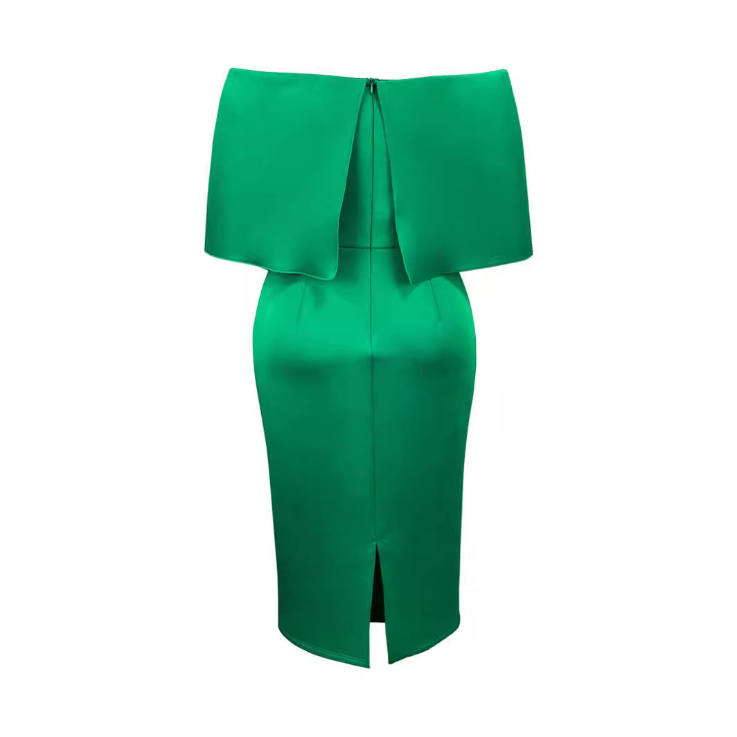 Damen Elegantes Midi-Kleid mit übergroßem Schleifen-Detail Echo Archiv