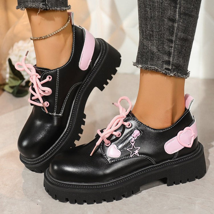 Damen Modische Schnürstiefeletten mit ausgefallenem Design Echo Archiv