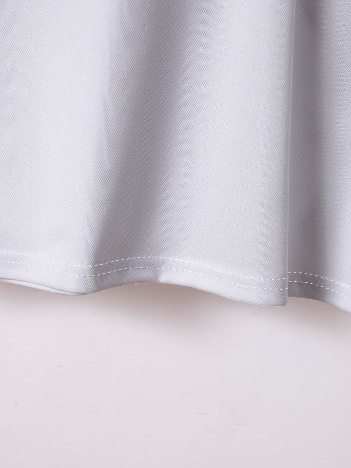 Herren Poloshirt mit modernem geometrischem Muster Echoarchiv