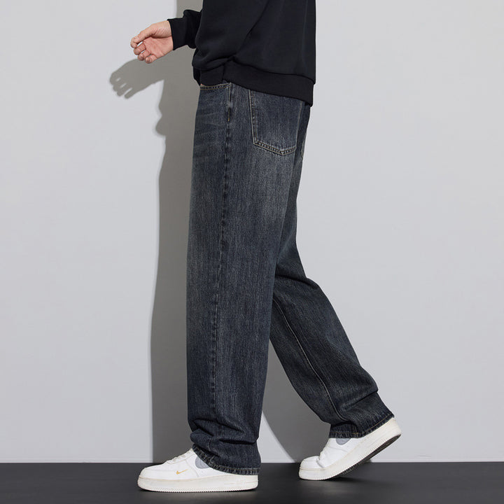 Herren Weite Denim-Jeans im Vintage-Look mit tiefer Leibhöhe und lässiger Passform Echo Archiv