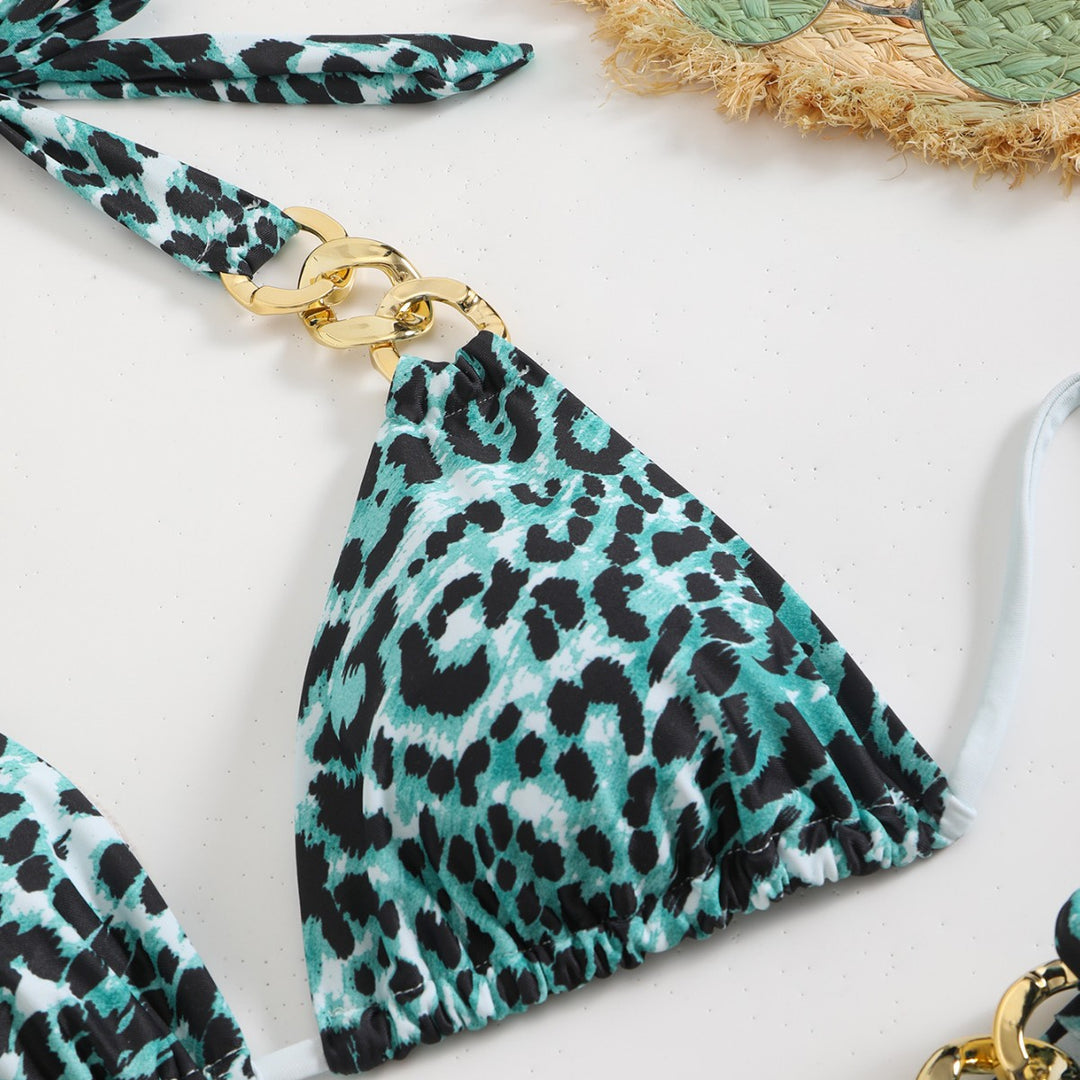 Damen Bikiniset mit eleganten Kettenakzenten Echo Archiv