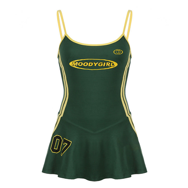 Damen Sportliches Kleid mit Spaghettiträgern Echo Archiv