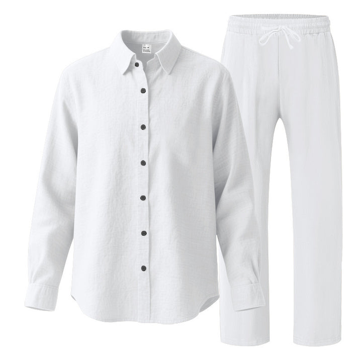 Herren Casual Freizeitanzug mit Oberteil und elastischer Hose Echoarchiv