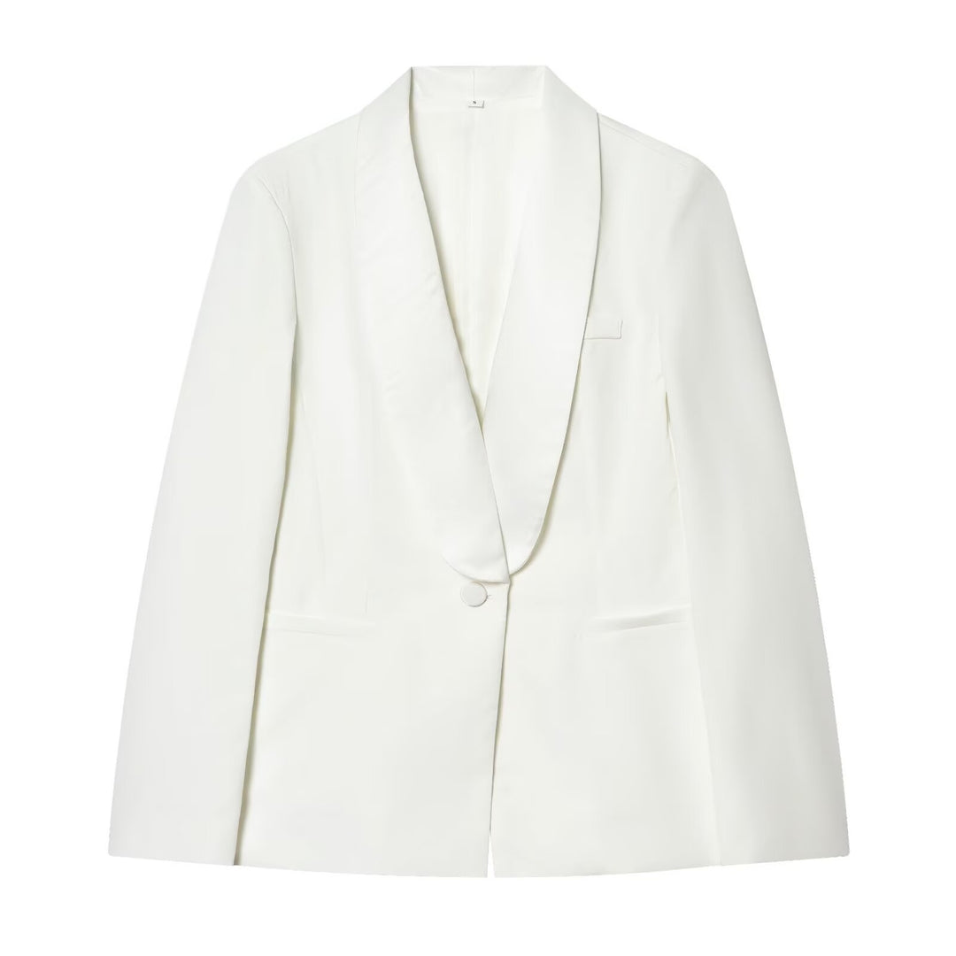 Damen Smoking-Blazer mit Schalkragen und Ein-Knopf-Verschluss Echo Archiv