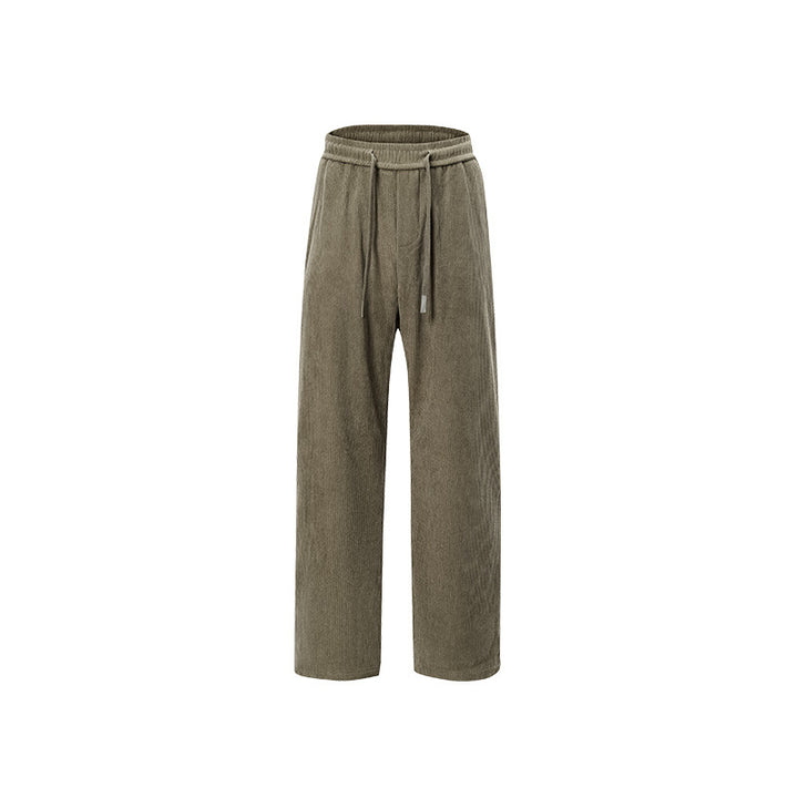 Damen Breit geschnittene Cordhose mit Tunnelzugbund und nachhaltigem Baumwollmix Echo Archiv