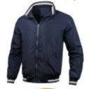Herren Sportliche Bomberjacke mit modernen Kontrastdetails und hohen Kragen Echoarchiv