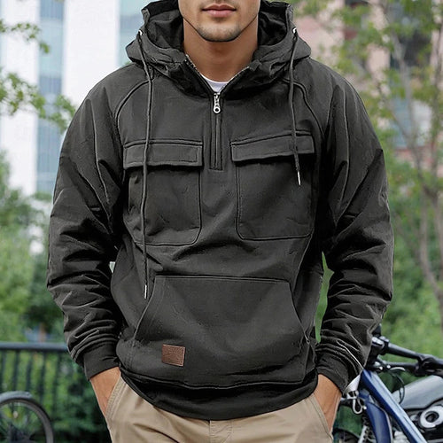 Herren funktioneller Anorak mit praktischen Taschen Echoarchiv