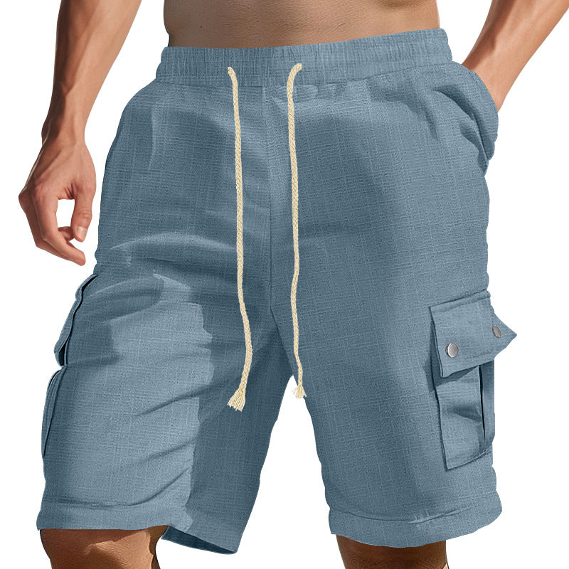Herren Cargo-Shorts mit seitlichen Taschen und verstellbarem Kordelzug Echoarchiv
